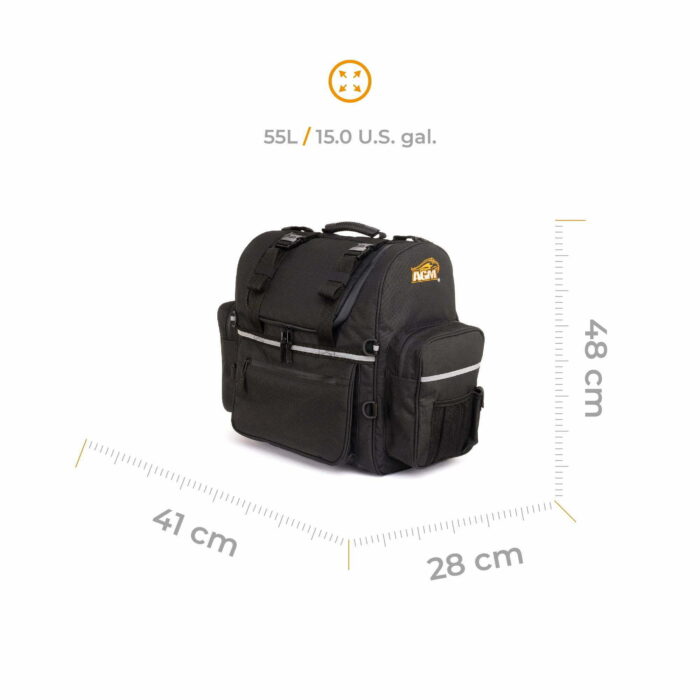 Torba motocyklowa </br>Voyager 1 55L z gumami - obrazek 5