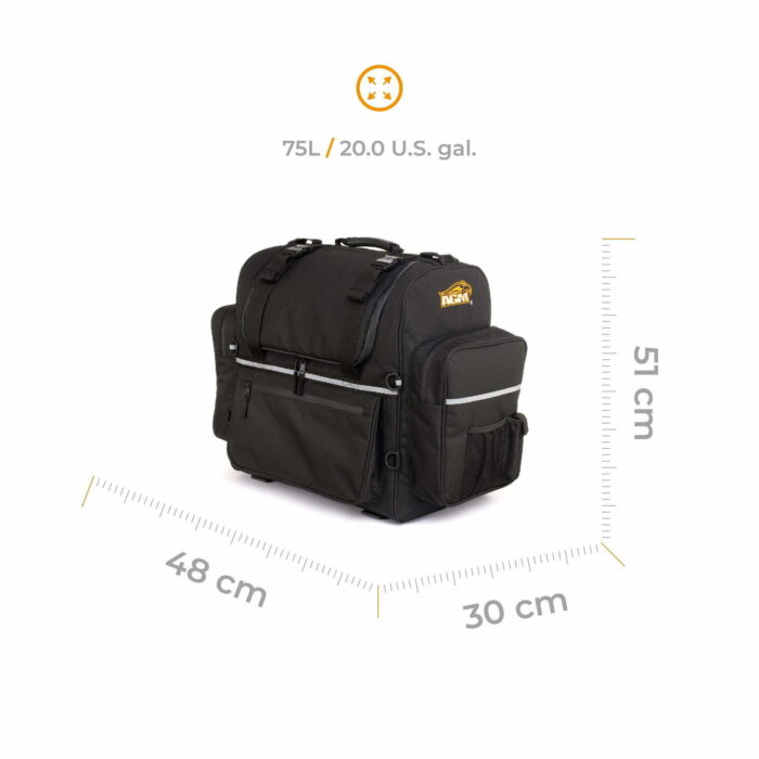 Torba motocyklowa </br>Voyager 3 75L z kapturami - obrazek 5